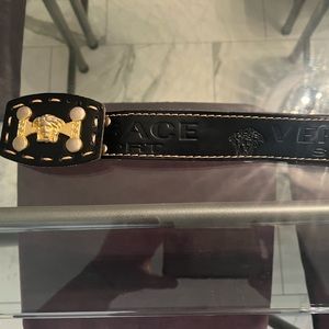 Original Versace sport leather belt